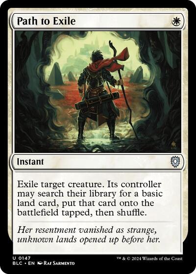 2024 Magic: The Gathering: Commander: Bloomburrow (BLC) - Path to Exile (#147, Uncommon) (, Near Mint)
