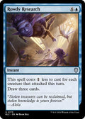 2024 Magic: The Gathering: Commander: Bloomburrow (BLC) - Rowdy Research (#173, Uncommon) (, Near Mint)