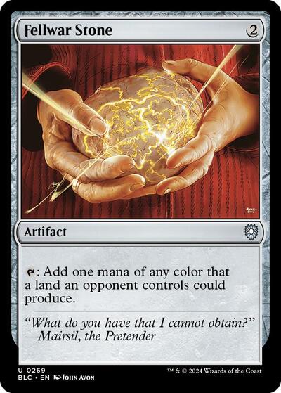 2024 Magic: The Gathering: Commander: Bloomburrow (BLC) - Fellwar Stone (#269, Uncommon) (, Near Mint)