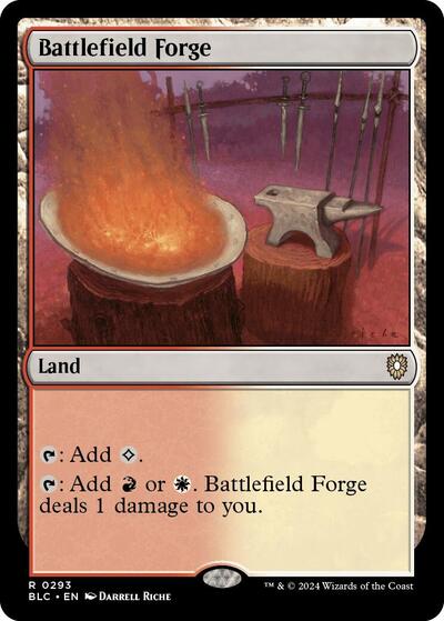 2024 Magic: The Gathering: Commander: Bloomburrow (BLC) - Battlefield Forge (#293, Rare) (, Near Mint)