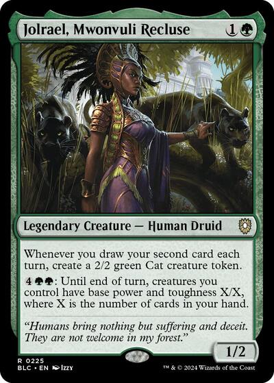 2024 Magic: The Gathering: Commander: Bloomburrow (BLC) - Jolrael Mwonvuli Recluse (#225, Rare) (, Near Mint)