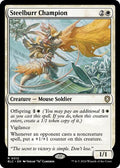 2024 Magic: The Gathering: Commander: Bloomburrow (BLC) - Steelburr Champion (#12, Rare) (, Near Mint)