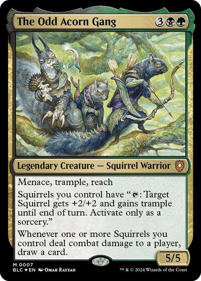 2024 Magic: The Gathering: Commander: Bloomburrow (BLC) - The Odd Acorn Gang (#7, Mythic Rare) (Foil, Near Mint)
