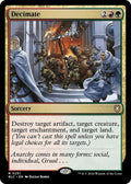2024 Magic: The Gathering: Commander: Bloomburrow (BLC) - Decimate (#251, Rare) (, Near Mint)