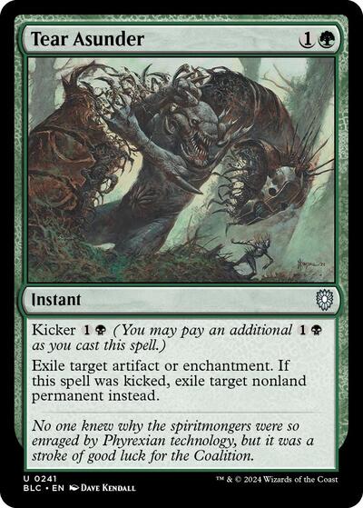 2024 Magic: The Gathering: Commander: Bloomburrow (BLC) - Tear Asunder (#241, Uncommon) (, Near Mint)