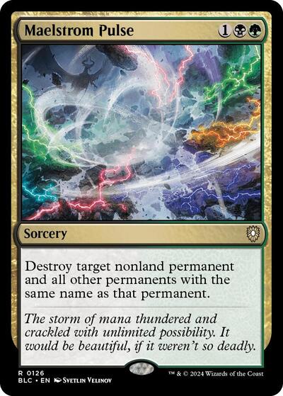 2024 Magic: The Gathering: Commander: Bloomburrow (BLC) - Maelstrom Pulse (#126, Rare) (, Near Mint)