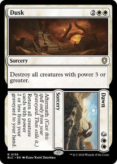 2024 Magic: The Gathering: Commander: Bloomburrow (BLC) - Dusk Dawn (#138, Rare) (, Near Mint)