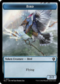 2024 Magic: The Gathering: Commander: Bloomburrow (BLC) - Bird 0011 Shark Double Sided Token (#11 // 16, T) (, Near Mint)