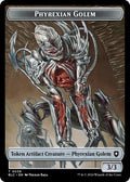 2024 Magic: The Gathering: Commander: Bloomburrow (BLC) - Phyrexian Golem Faerie Double Sided Token (#38 // 12, T) (, Near Mint)