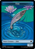 2024 Magic: The Gathering: Bloomburrow (BLB) Japanese - Fish Token (#7, T) (, Near Mint)