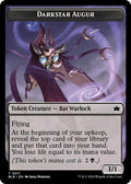 2024 Magic: The Gathering: Bloomburrow (BLB) Japanese - Darkstar Augur Token (#11, T) (, Near Mint)