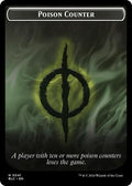 2024 Magic: The Gathering: Commander: Bloomburrow (BLC) - Poison Counter Rabbit Double Sided Token (#41 // 3, T) (, Near Mint)