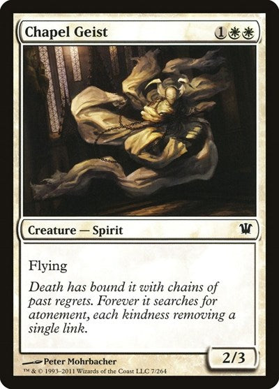 2011 Magic: The Gathering: Innistrad (ISD) - Chapel Geist (#7, Common) (, Near Mint)