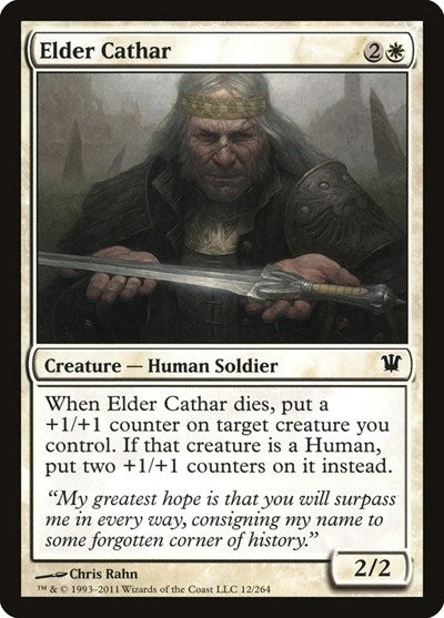 2011 Magic: The Gathering: Innistrad (ISD) - Elder Cathar (#12, Common) (, Near Mint)