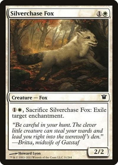 2011 Magic: The Gathering: Innistrad (ISD) - Silverchase Fox (#31, Common) (, Near Mint)