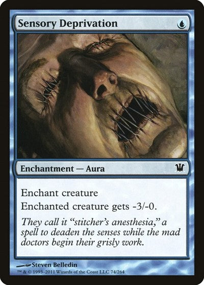 2011 Magic: The Gathering: Innistrad (ISD) - Sensory Deprivation (#74, Common) (, Near Mint)