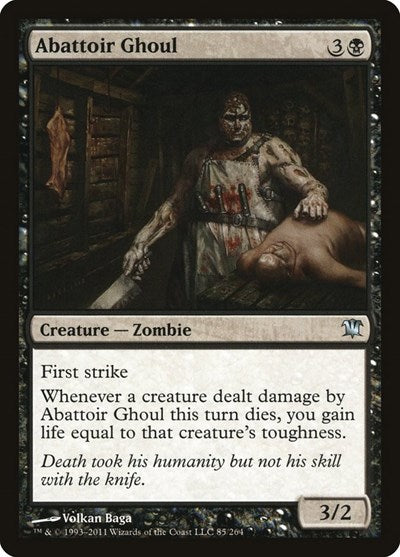 2011 Magic: The Gathering: Innistrad (ISD) - Abattoir Ghoul (#85, Uncommon) (, Near Mint)