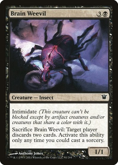 2011 Magic: The Gathering: Innistrad (ISD) - Brain Weevil (#91, Common) (, Near Mint)