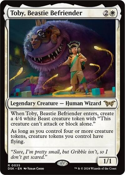 2024 Magic: The Gathering: Duskmourn: House of Horror (DSK) - Toby Beastie Befriender (#35, Rare) (, Near Mint)