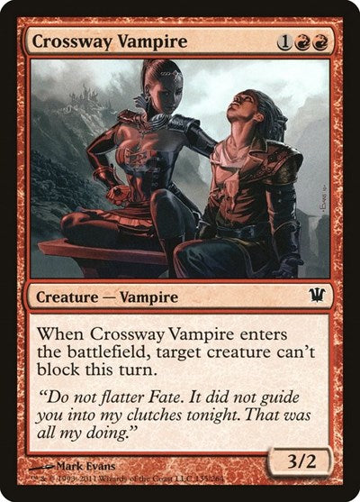2011 Magic: The Gathering: Innistrad (ISD) - Crossway Vampire (#135, Common) (, Near Mint)