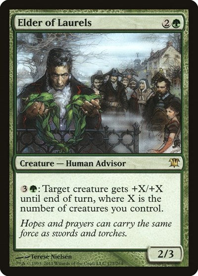 2011 Magic: The Gathering: Innistrad (ISD) - Elder of Laurels (#177, Rare) (, Near Mint)