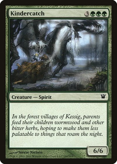 2011 Magic: The Gathering: Innistrad (ISD) - Kindercatch (#190, Common)