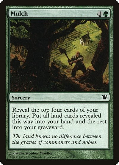2011 Magic: The Gathering: Innistrad (ISD) - Mulch (#196, Common)