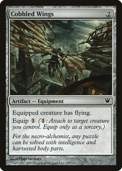 2011 Magic: The Gathering: Innistrad (ISD) - Cobbled Wings (#219, Common) (, Near Mint)