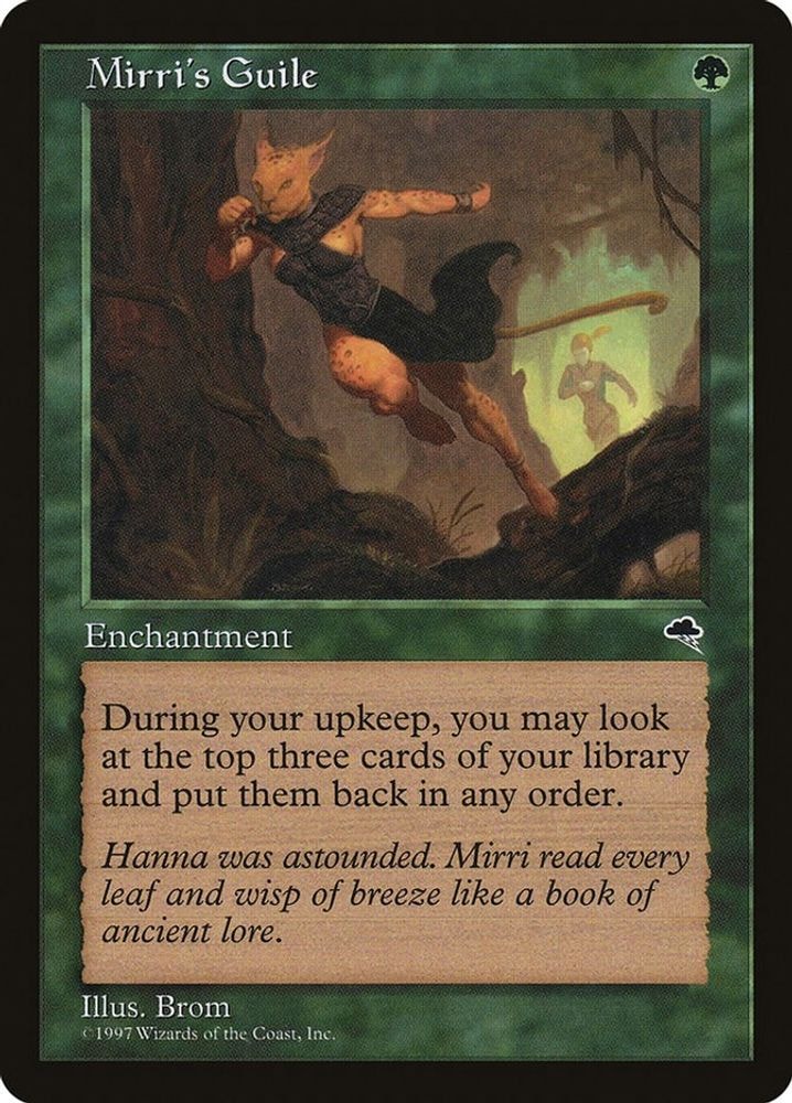 1997 Magic: The Gathering: Tempest (TMP) - Mirri's Guile (#236, Rare) (, Near Mint)