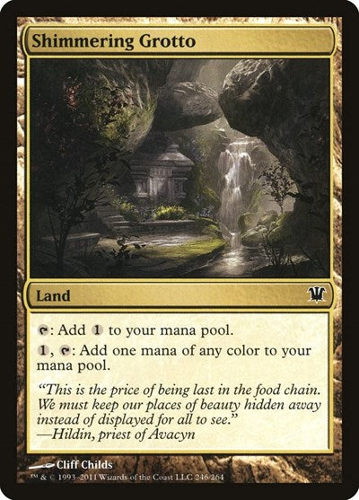 2011 Magic: The Gathering: Innistrad (ISD) - Shimmering Grotto (#246, Common)