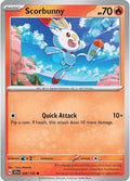 2024 Pokemon: SV07: Stellar Crown (SCR) - Scorbunny (#026/142, Common) (, Near Mint)