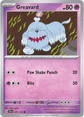 2024 Pokemon: SV07: Stellar Crown (SCR) - Greavard (#070/142, Common) (, Near Mint)