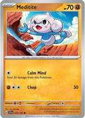 2024 Pokemon: SV07: Stellar Crown (SCR) - Meditite 078 142 (#078/142, Common) (, Near Mint)