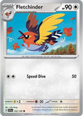 2024 Pokemon: SV07: Stellar Crown (SCR) - Fletchinder (#122/142, Common) (, Near Mint)