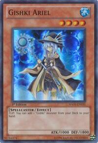 2011 YuGiOh: Hidden Arsenal 5: Steelswarm Invasion (HA05) - Gishki Ariel (#HA05-EN035, Super Rare) (1st Edition, Near Mint)