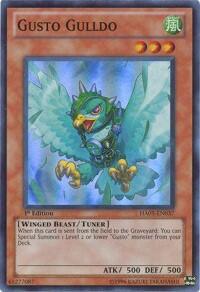 2011 YuGiOh: Hidden Arsenal 5: Steelswarm Invasion (HA05) - Gusto Gulldo (#HA05-EN037, Super Rare) (Unlimited, Near Mint)