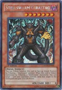 2011 YuGiOh: Hidden Arsenal 5: Steelswarm Invasion (HA05) - Steelswarm Girastag (#HA05-EN049, Secret Rare) (1st Edition, Near Mint)