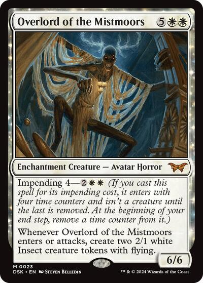 2024 Magic: The Gathering: Duskmourn: House of Horror (DSK) - Overlord of the Mistmoors (#23, Mythic Rare) (, Lightly Played)