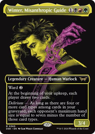 2024 Magic: The Gathering: Duskmourn: House of Horror (DSK) - Winter Misanthropic Guide Showcase (#365, Rare) (, Near Mint)