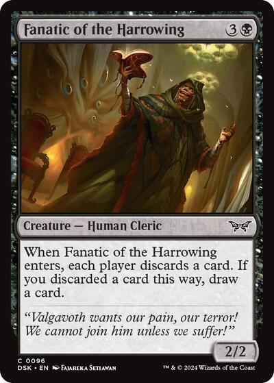 2024 Magic: The Gathering: Duskmourn: House of Horror (DSK) - Fanatic of the Harrowing (#96, Common) (Foil, Near Mint)