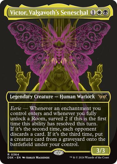 2024 Magic: The Gathering: Duskmourn: House of Horror (DSK) - Victor Valgavoths Seneschal Showcase (#364, Rare) (, Near Mint)