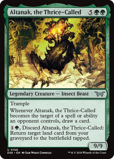 2024 Magic: The Gathering: Duskmourn: House of Horror (DSK) - Altanak the Thrice Called (#166, Uncommon) (, Near Mint)