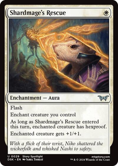 2024 Magic: The Gathering: Duskmourn: House of Horror (DSK) - Shardmages Rescue (#29, Uncommon)