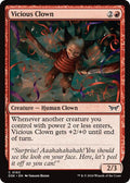 2024 Magic: The Gathering: Duskmourn: House of Horror (DSK) - Vicious Clown (#163, Common) (Foil, Near Mint)