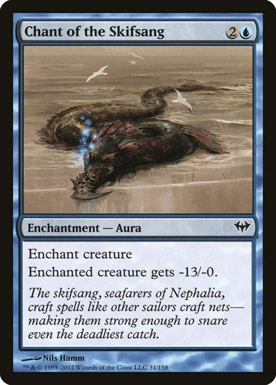 2012 Magic: The Gathering: Dark Ascension (DKA) - Chant of the Skifsang (#31, Common) (, Near Mint)