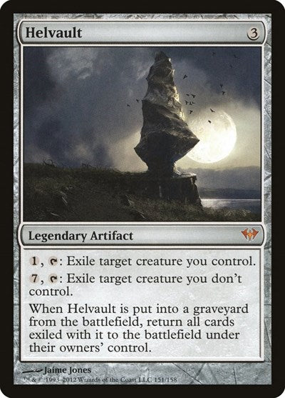 2012 Magic: The Gathering: Dark Ascension (DKA) - Helvault (#151, Mythic Rare) (, Near Mint)