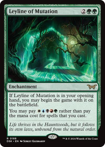 2024 Magic: The Gathering: Duskmourn: House of Horror (DSK) - Leyline of Mutation (#188, Rare) (, Near Mint)