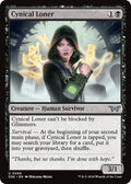 2024 Magic: The Gathering: Duskmourn: House of Horror (DSK) - Cynical Loner (#89, Uncommon)