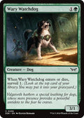 2024 Magic: The Gathering: Duskmourn: House of Horror (DSK) - Wary Watchdog (#206, Common) (Foil, Near Mint)