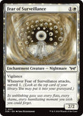 2024 Magic: The Gathering: Duskmourn: House of Horror (DSK) - Fear of Surveillance (#11, Common) (Foil, Near Mint)